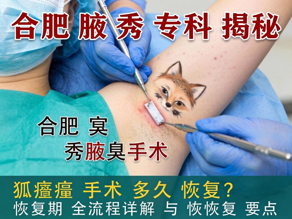 合肥腋秀腋臭专科揭秘，狐臭手术多久恢复？恢复期全流程详解与恢复要点