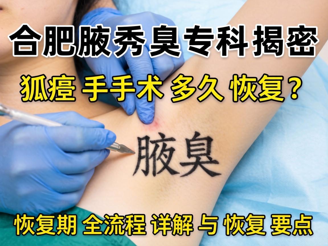 合肥腋秀腋臭专科揭秘，狐臭手术多久恢复？恢复期全流程详解与恢复要点