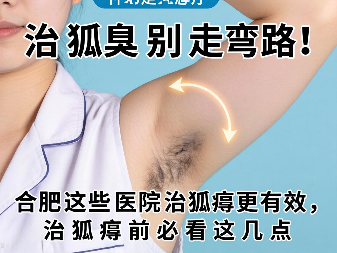 治狐臭别走弯路！合肥这些医院治狐臭更有效，治狐臭前必看这几点