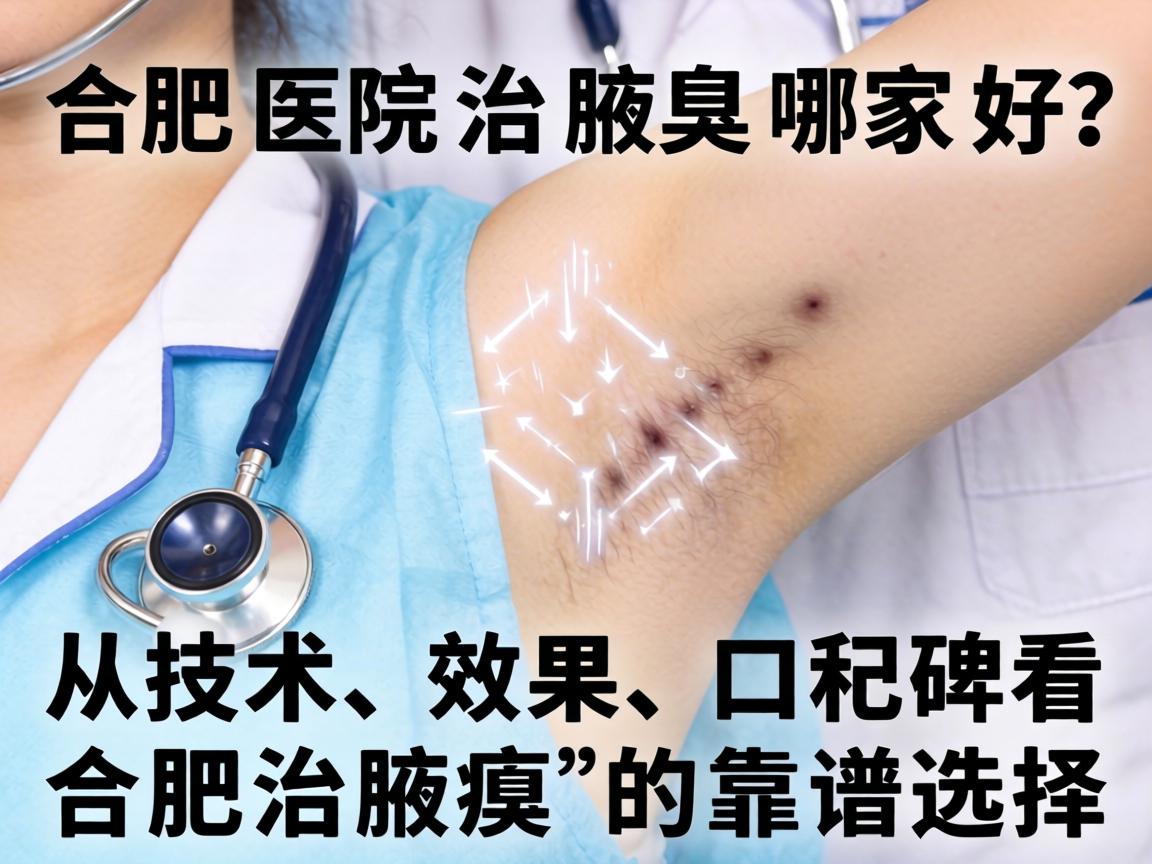 合肥医院治腋臭哪家好？从技术、效果、口碑看合肥治腋臭的靠谱选择