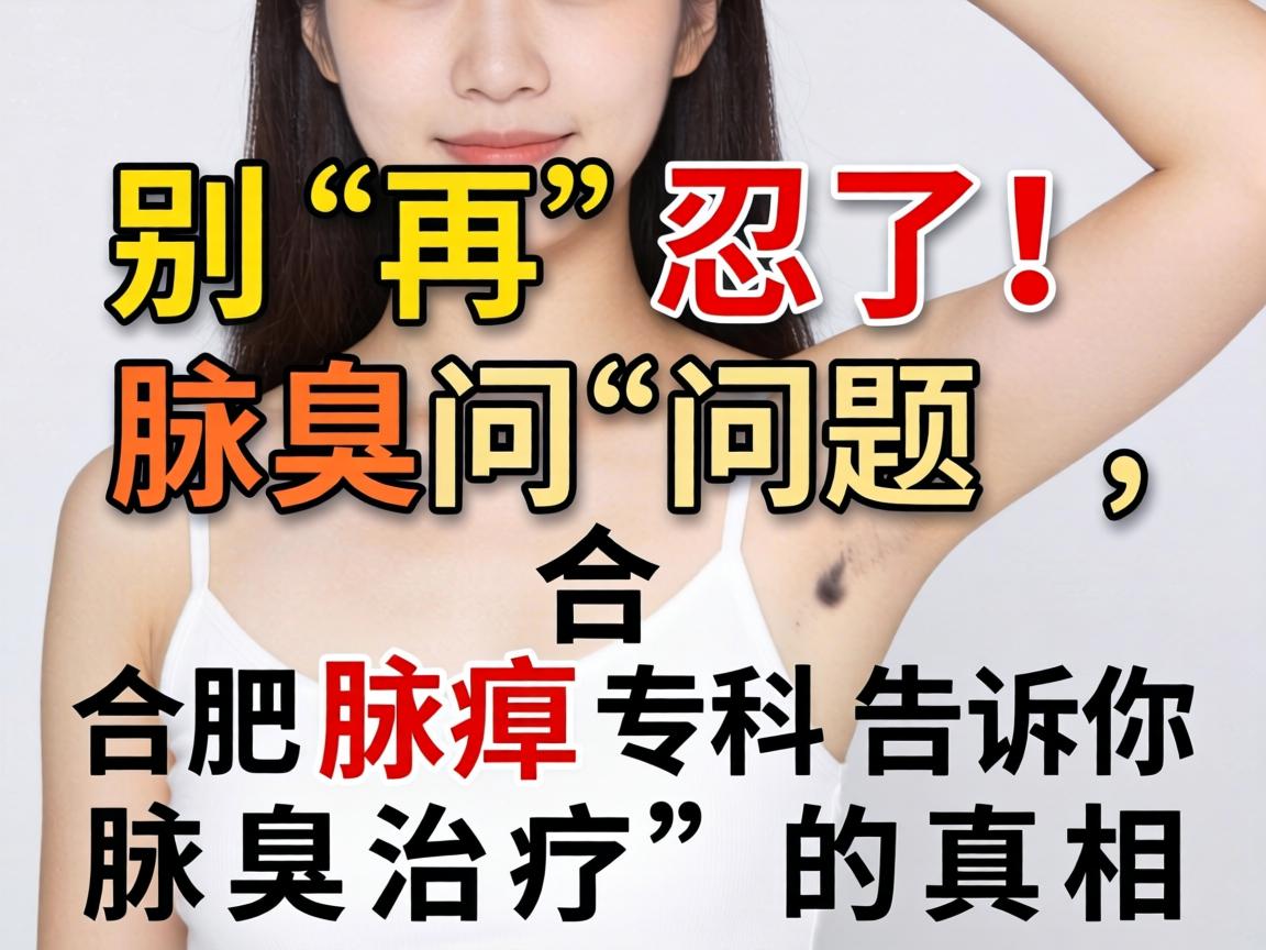 别再忍了！腋臭问题，合肥腋臭专科告诉你腋臭治疗的真相
