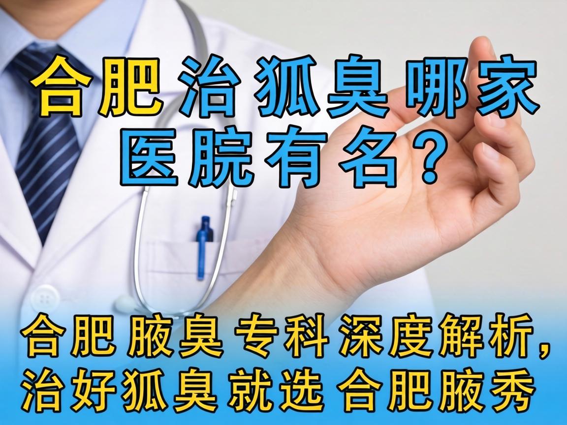 合肥治狐臭哪家医院有名？合肥腋臭专科深度解析，治好狐臭就选合肥腋秀