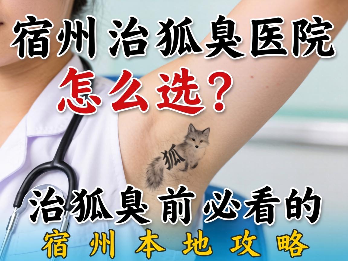 宿州治狐臭医院怎么选？治狐臭前必看的宿州本地攻略