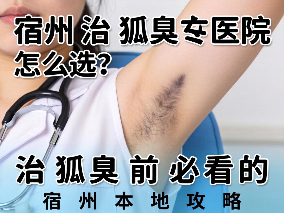 宿州治狐臭医院怎么选？治狐臭前必看的宿州本地攻略