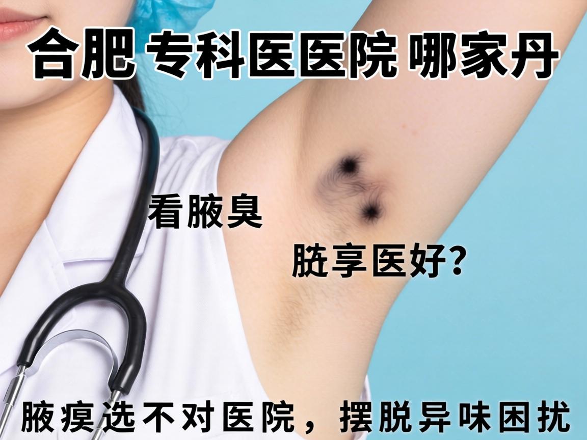 合肥腋臭专科医院哪家好？看腋臭选对医院，摆脱异味困扰