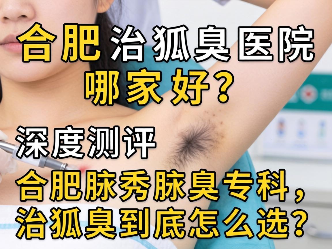 合肥治狐臭医院哪家好？深度测评合肥腋秀腋臭专科，治狐臭到底怎么选？