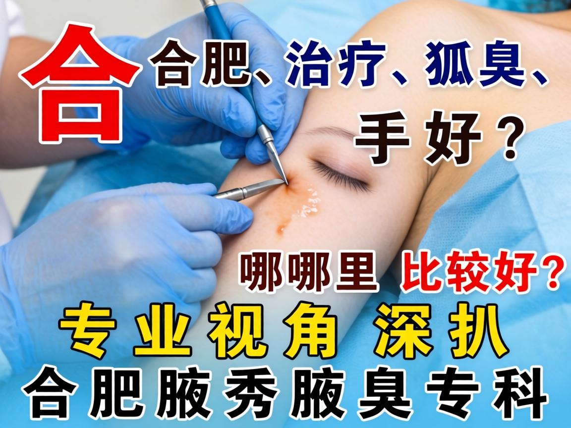 合肥治疗狐臭手术哪里比较好？专业视角深扒合肥腋秀腋臭专科