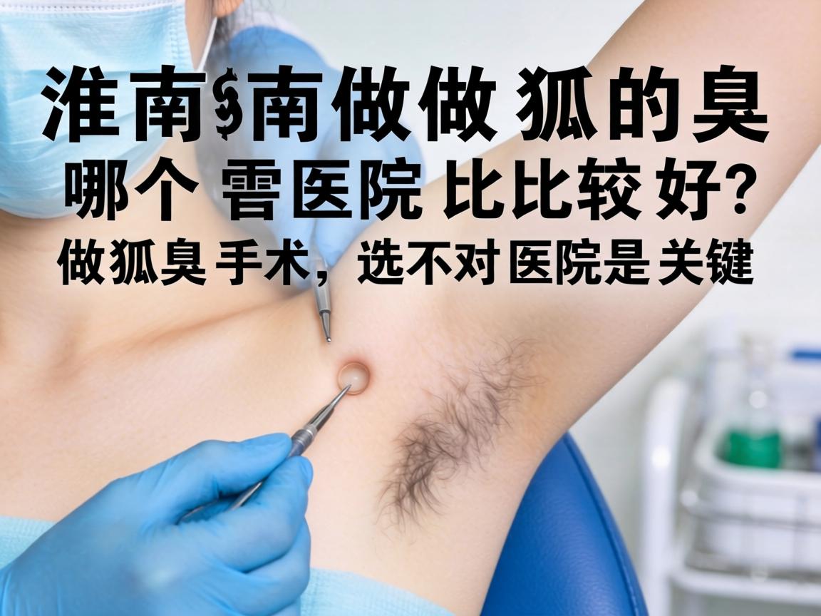 淮南做狐臭哪个医院比较好？做狐臭手术，选对医院是关键