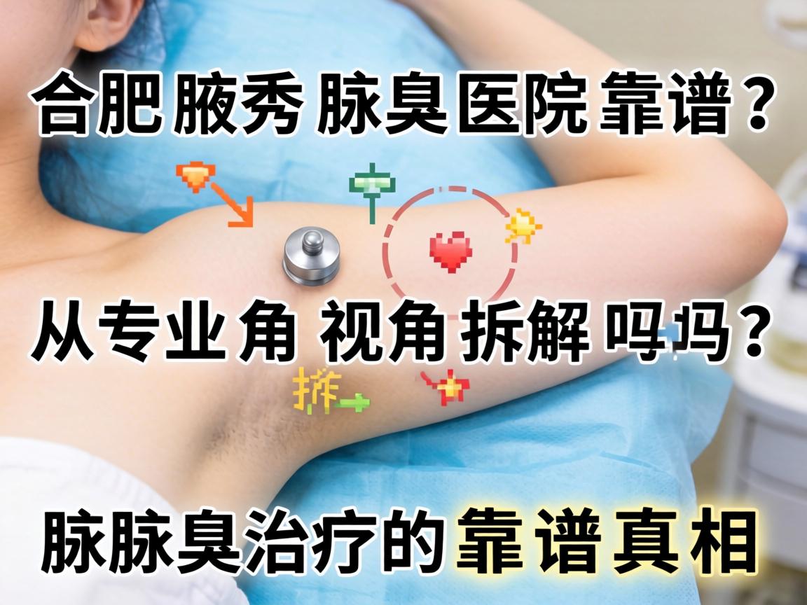 合肥腋秀腋臭医院靠谱吗？从专业视角拆解腋臭治疗的靠谱真相