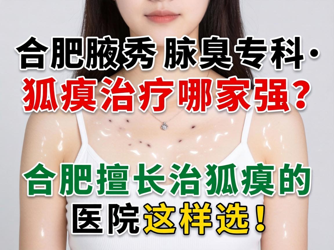 合肥腋秀腋臭专科，狐臭治疗哪家强？合肥擅长治狐臭的医院这样选！