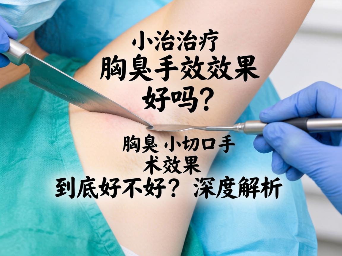 小切口治疗腋臭效果好吗？腋臭小切口手术效果到底好不好？深度解析
