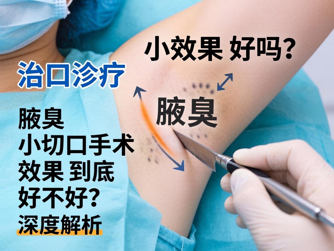 小切口治疗腋臭效果好吗？腋臭小切口手术效果到底好不好？深度解析
