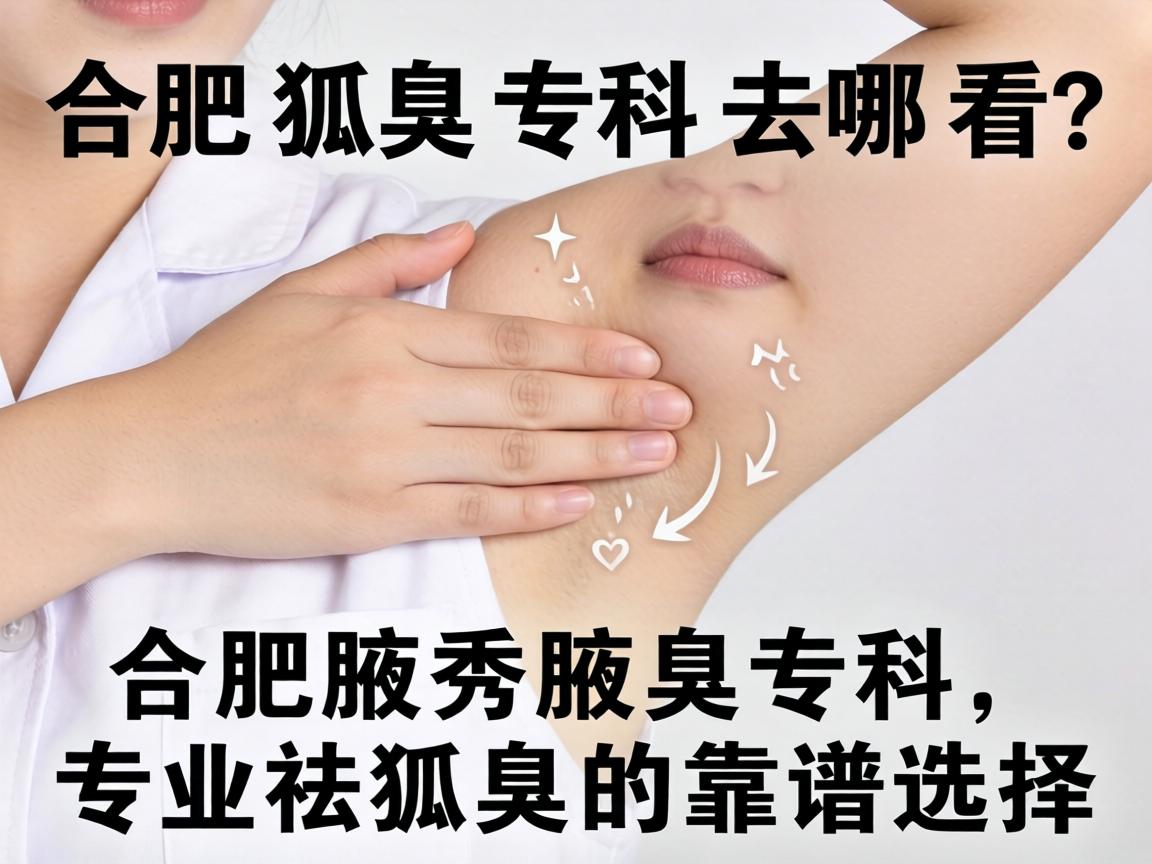 合肥狐臭专科去哪看？合肥腋秀腋臭专科，专业祛狐臭的靠谱选择