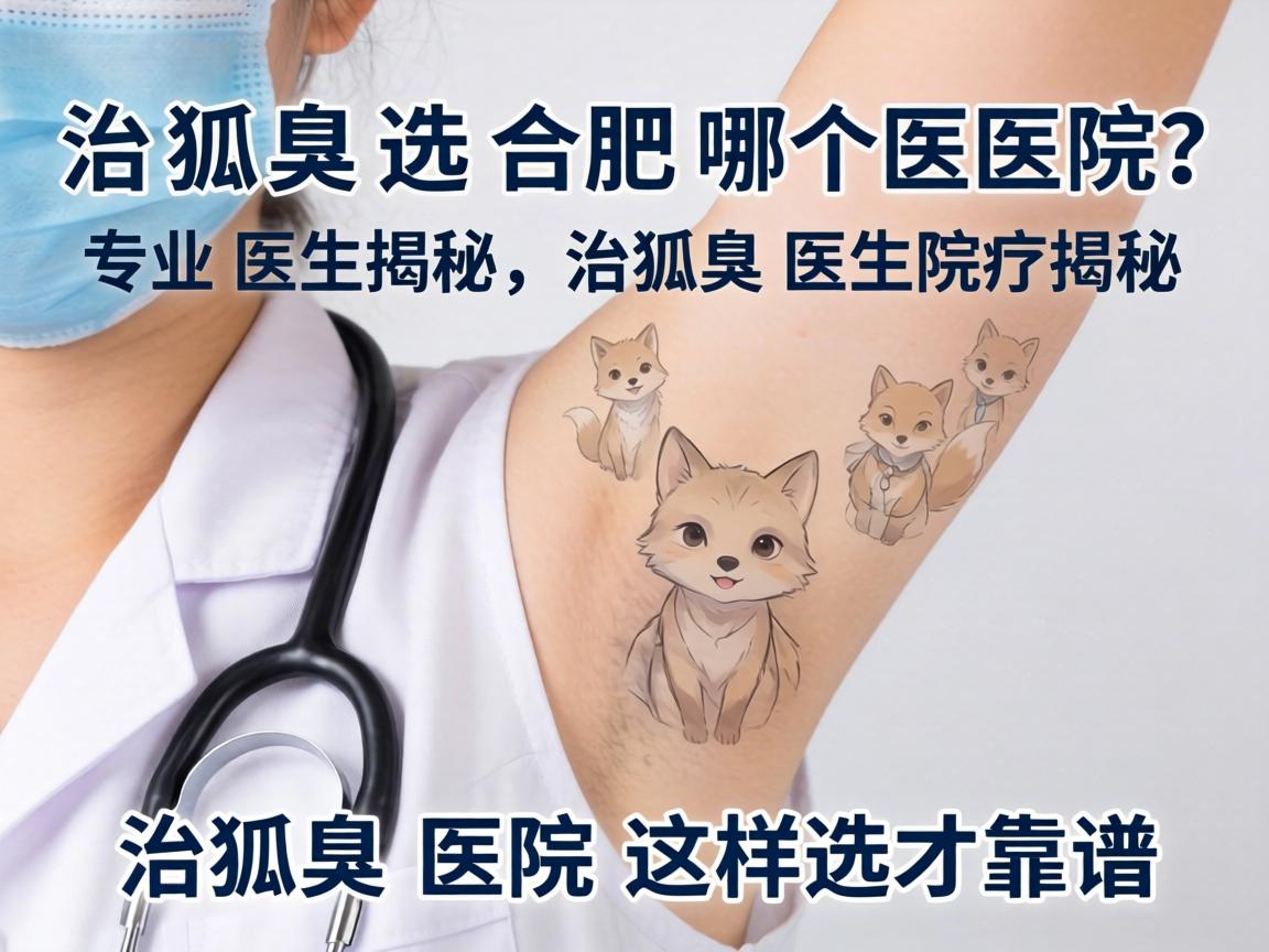 治狐臭选合肥哪个医院？专业医生揭秘，治狐臭医院这样选才靠谱
