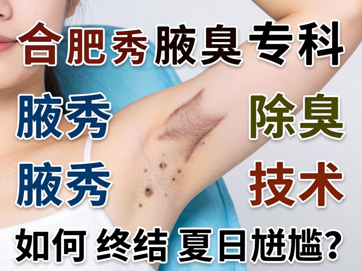 合肥腋秀腋臭专科，腋秀除臭，腋秀技术如何终结夏日尴尬？