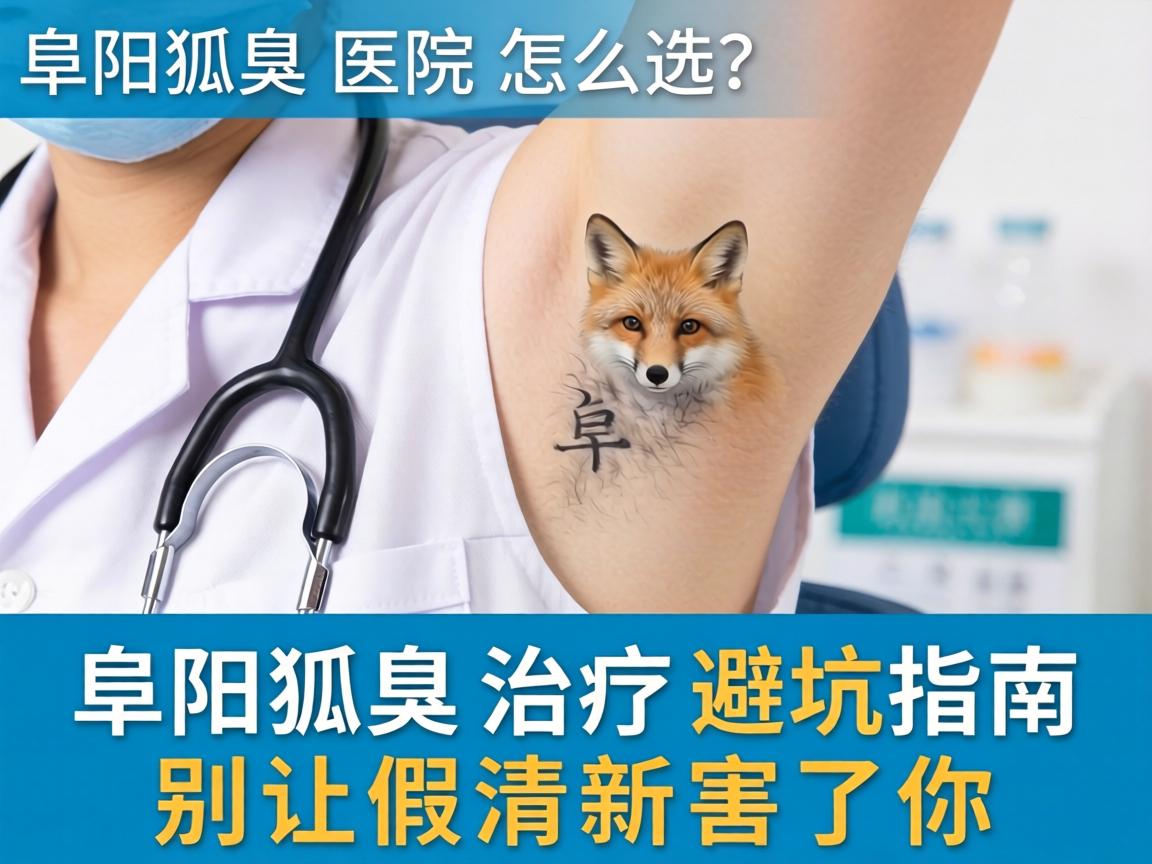 阜阳狐臭医院怎么选？阜阳狐臭治疗避坑指南，别让假清新害了你