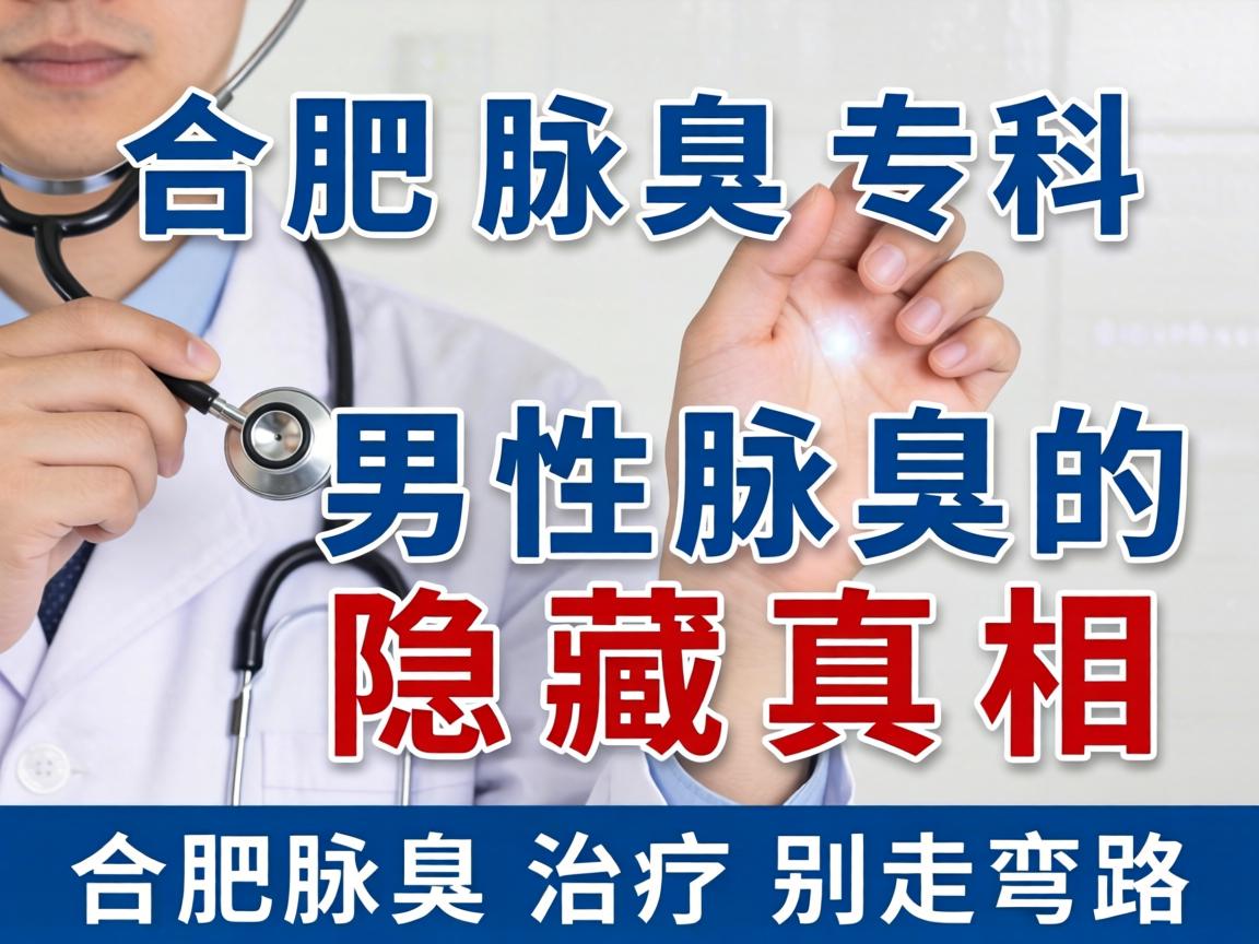 合肥腋臭专科，男性腋臭的隐藏真相，合肥腋臭治疗别走弯路