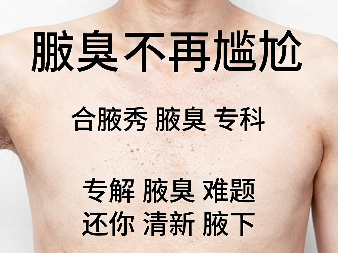腋臭不再尴尬，合肥腋秀腋臭专科，专解腋臭难题，还你清新腋下