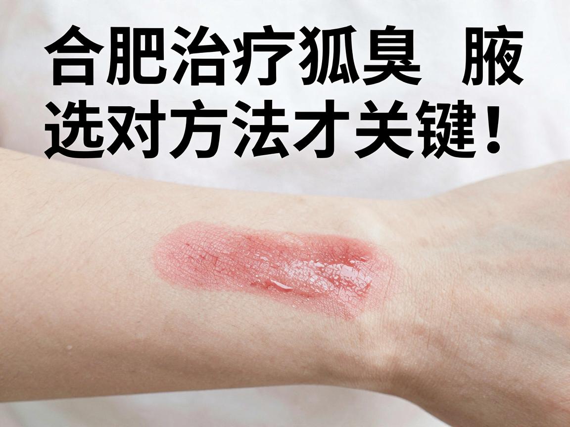 合肥治疗狐臭，选对方法才关键！腋秀腋臭专科帮你终结狐臭尴尬