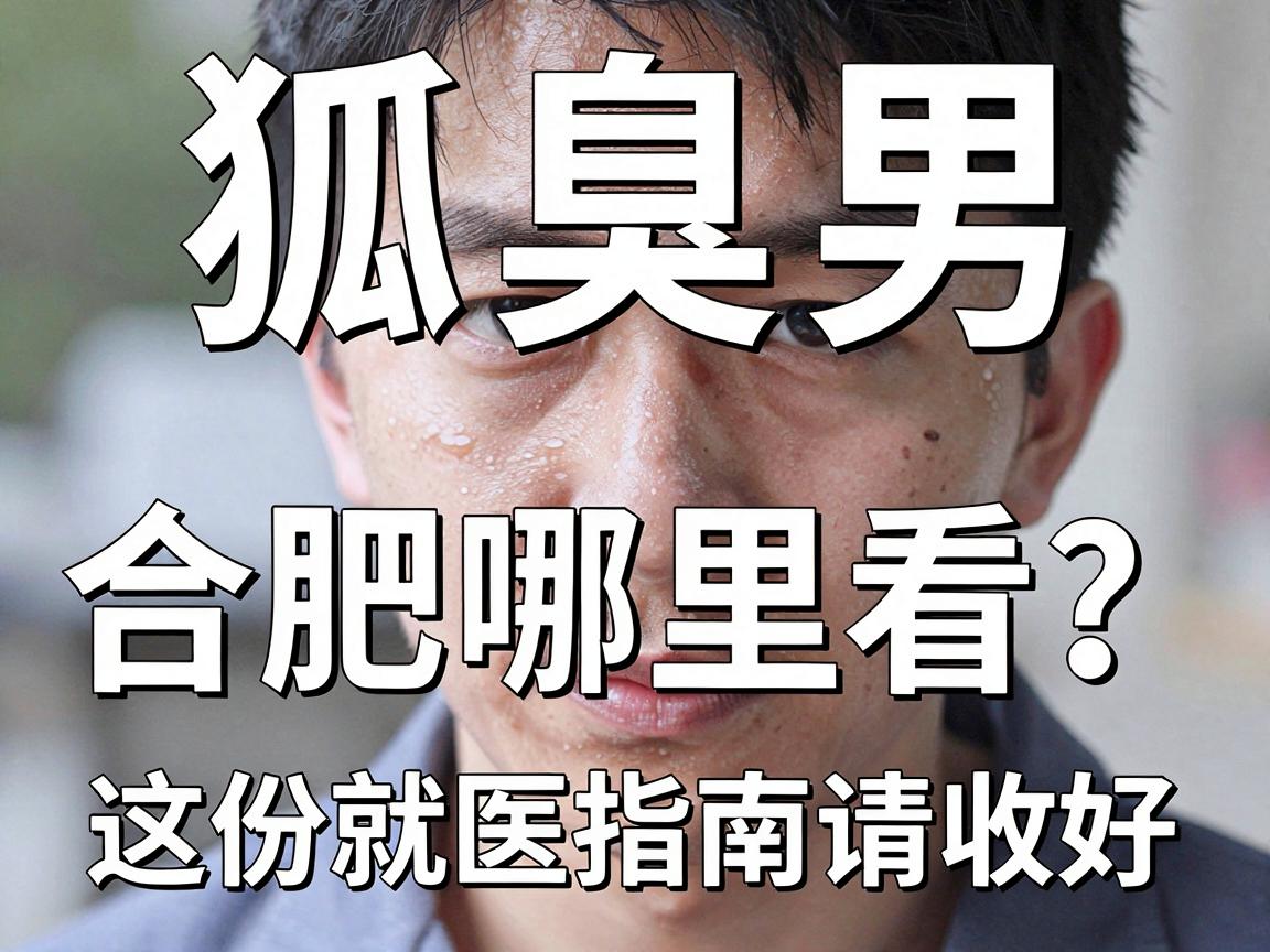 合肥狐臭男别慌！狐臭男合肥哪里看？这份就医指南请收好