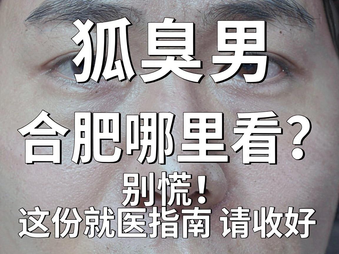 合肥狐臭男别慌！狐臭男合肥哪里看？这份就医指南请收好