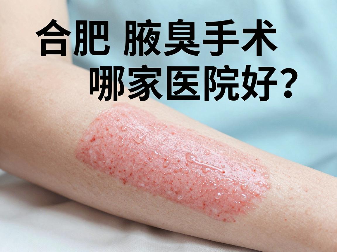 合肥腋臭手术哪家医院好？选对医院，告别腋臭烦恼的钥匙在这里！