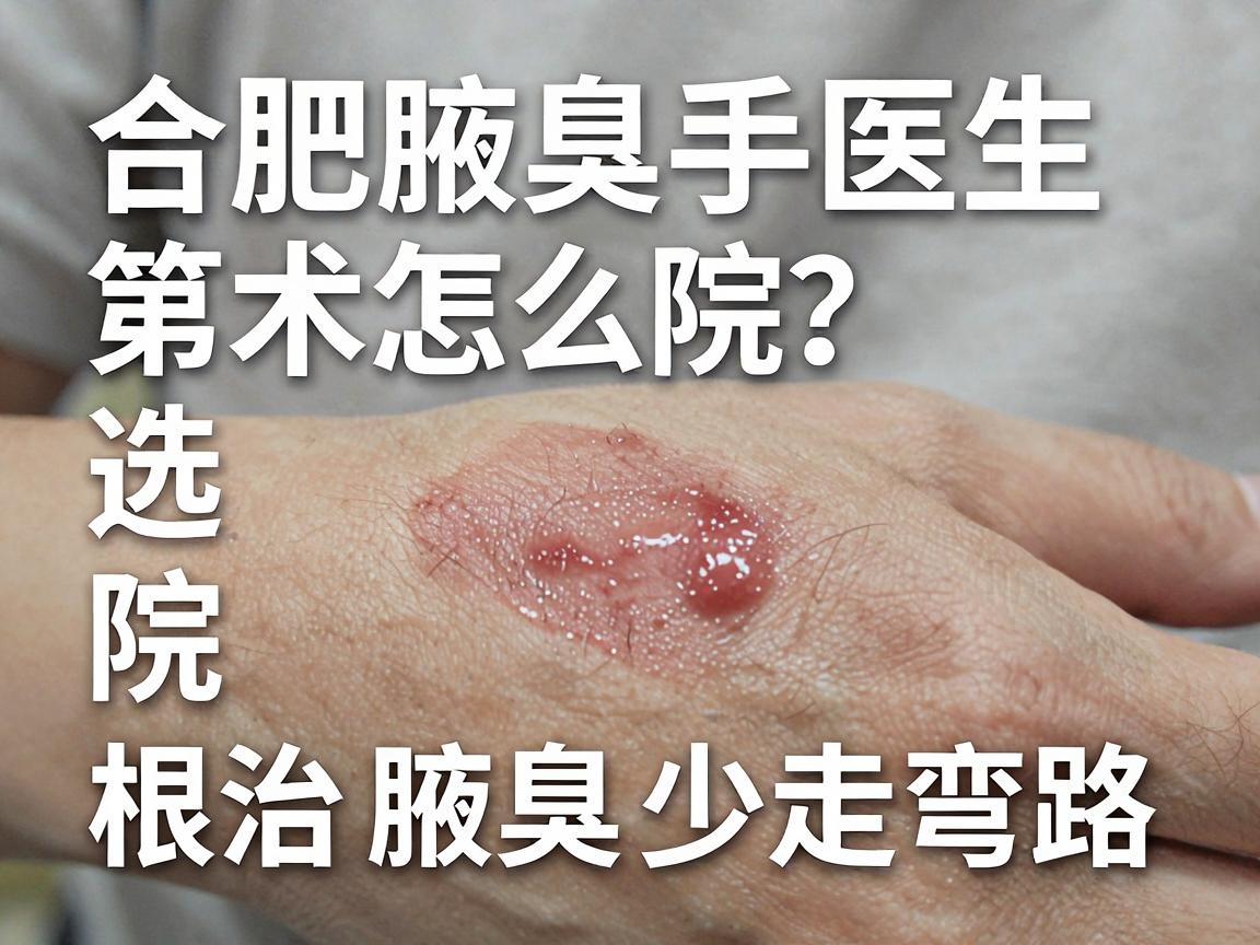 合肥腋臭手术医院怎么选？合肥腋臭专科医生揭秘，选对医院，根治腋臭少走弯路