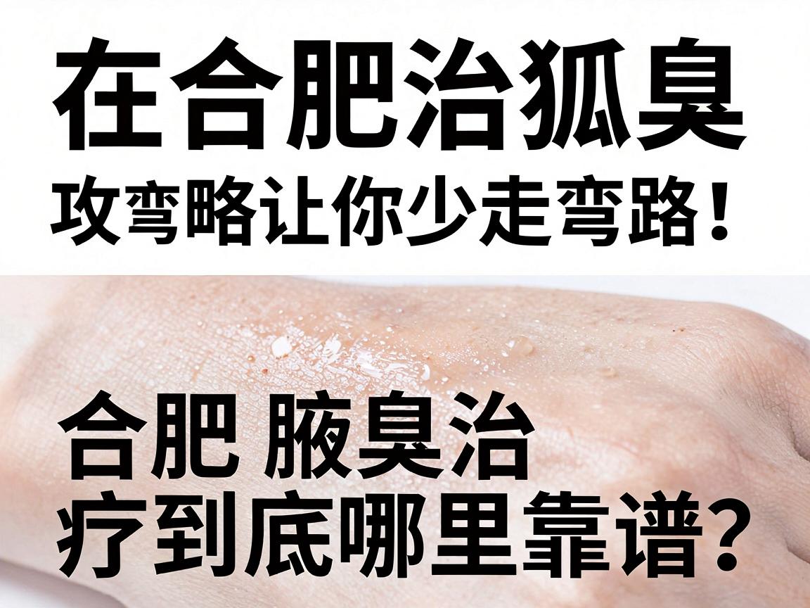 在合肥治狐臭，这篇攻略让你少走弯路！合肥腋臭治疗到底哪里靠谱？