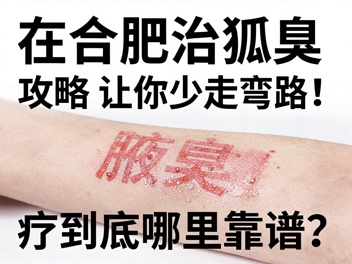 在合肥治狐臭，这篇攻略让你少走弯路！合肥腋臭治疗到底哪里靠谱？