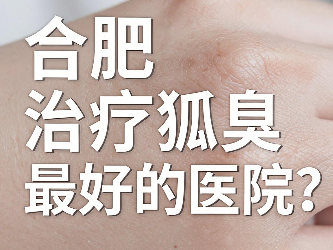 合肥治疗狐臭最好的医院怎么选？合肥狐臭治疗这些细节别忽略