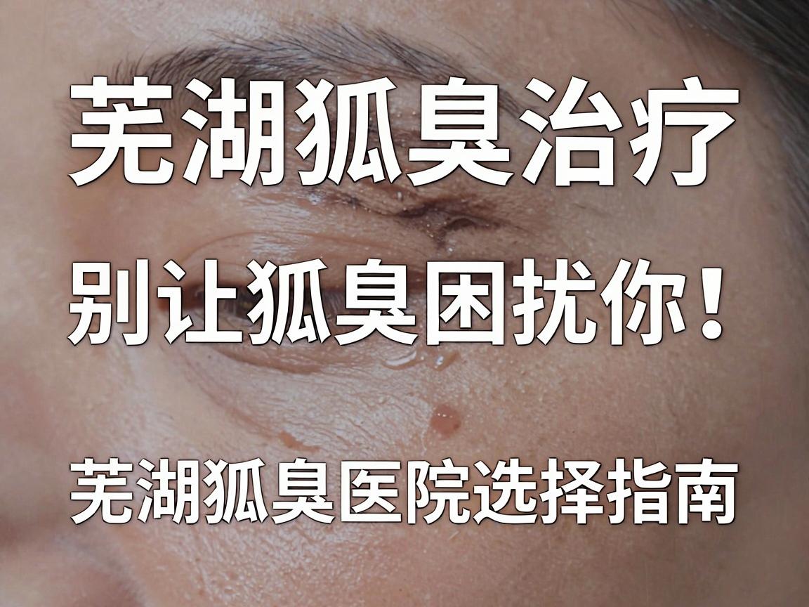 芜湖狐臭治疗，别让狐臭困扰你，芜湖狐臭医院选择指南