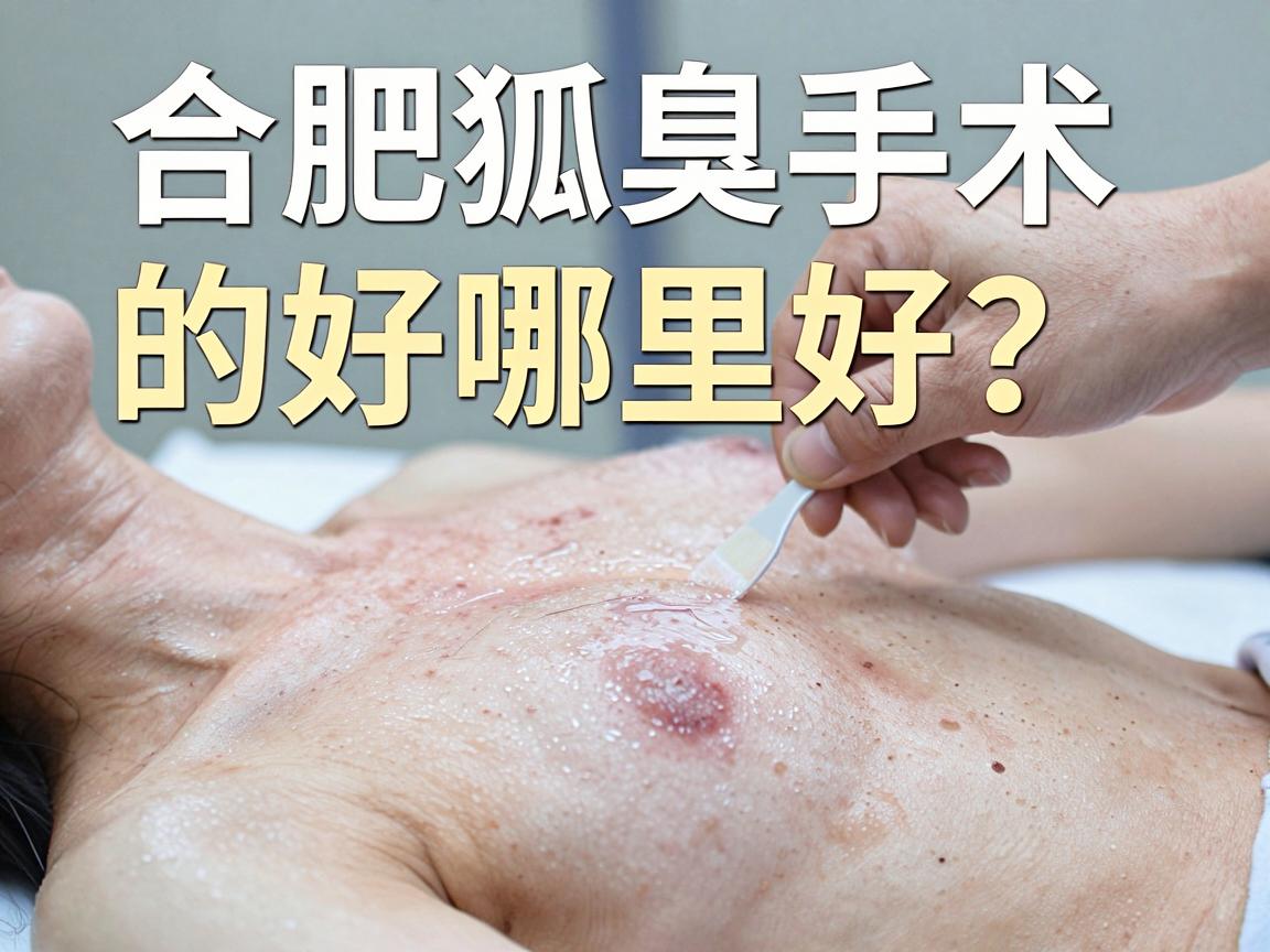 合肥狐臭手术哪里好？专业解析合肥狐臭手术的好与更好
