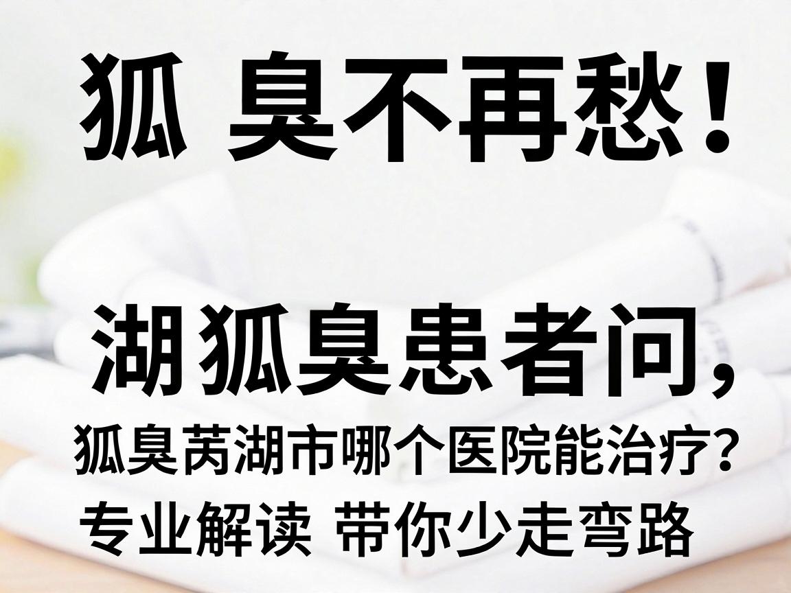 狐臭不再愁！芜湖狐臭患者问，狐臭芜湖市哪个医院能治疗？专业解读带你少走弯路