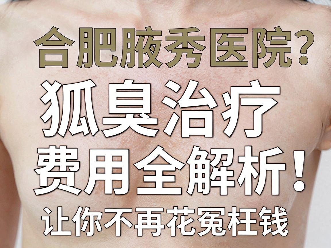 合肥腋秀医院治疗狐臭多少钱？狐臭治疗费用全解析，让你不再花冤枉钱