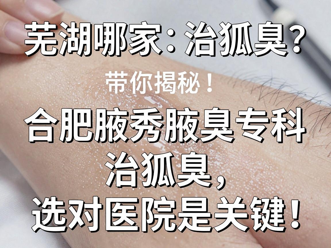 芜湖哪家医院治狐臭？合肥腋秀腋臭专科带你揭秘，治狐臭，选对医院是关键！