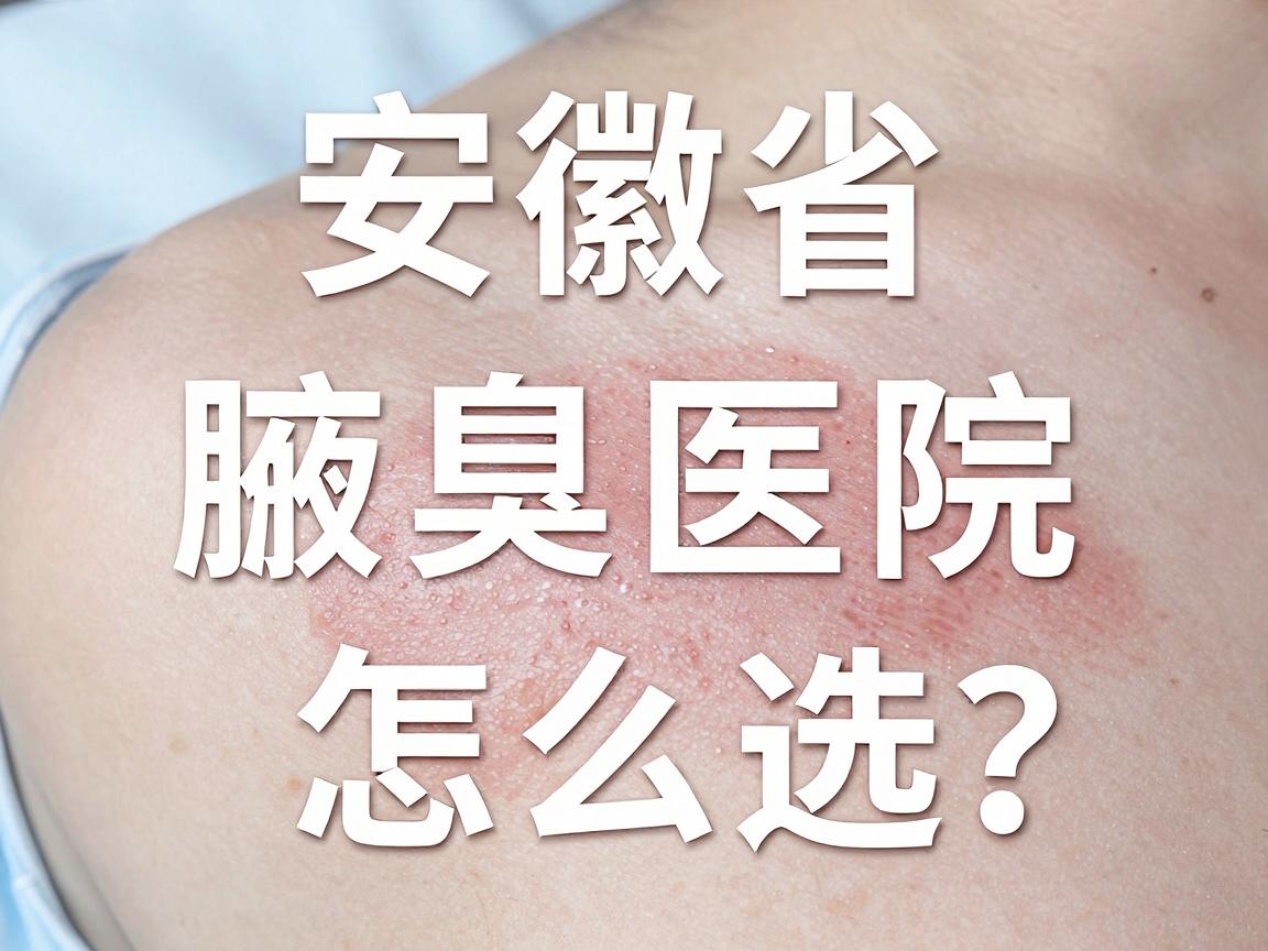 安徽省腋臭医院怎么选？这3家医院腋臭治疗经验，合肥腋秀腋臭专科分享
