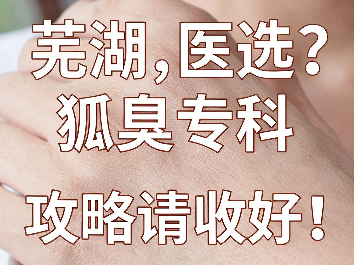 芜湖狐臭专科医院怎么选？这份狐臭专科攻略请收好！