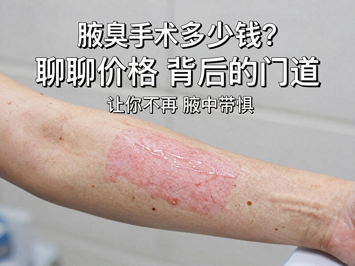 淮南腋臭手术多少钱？聊聊价格背后的门道，让你不再腋中带惑