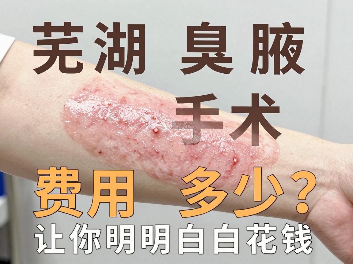 芜湖腋臭手术费用多少？全面拆解腋臭手术费用构成，让你明明白白花钱