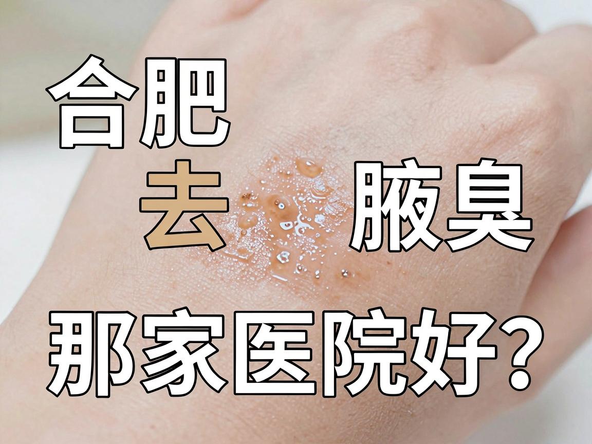 合肥去腋臭那家医院好？合肥腋臭医院怎么选？看完这篇不再纠结
