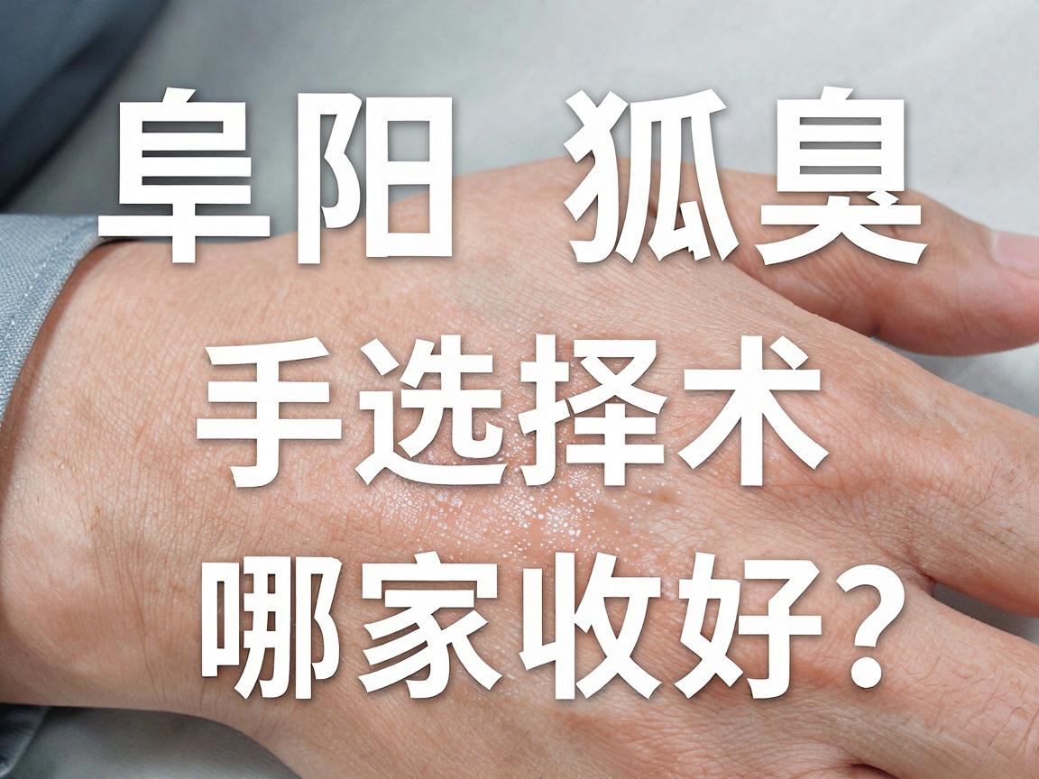 阜阳狐臭手术哪家好？这份阜阳狐臭手术医院选择指南请收好