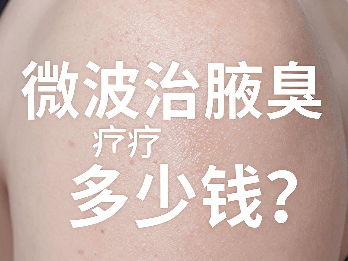 微波治疗腋臭多少钱？一文讲清微波祛腋臭的价位与价值