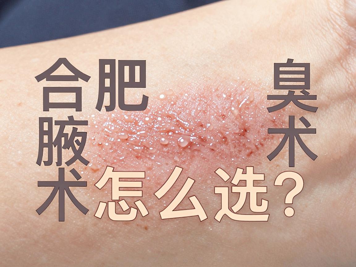 合肥腋臭手术怎么选？从腋臭手术到腋臭术后，这篇腋臭护理全攻略请收好