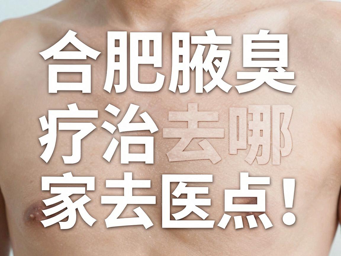 合肥腋臭治疗去哪家医院？合肥腋臭专科医院选择关键看这几点！