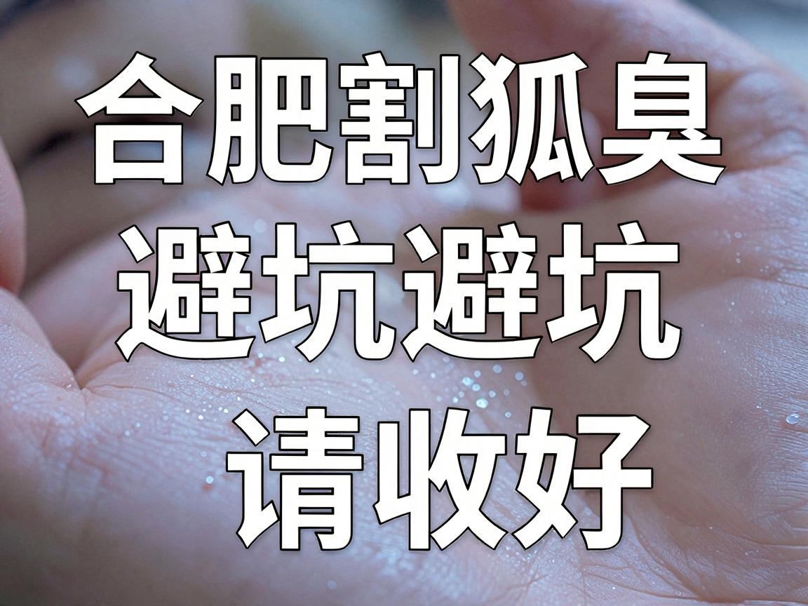 合肥割狐臭医院怎么选？合肥割狐臭这份避坑指南请收好