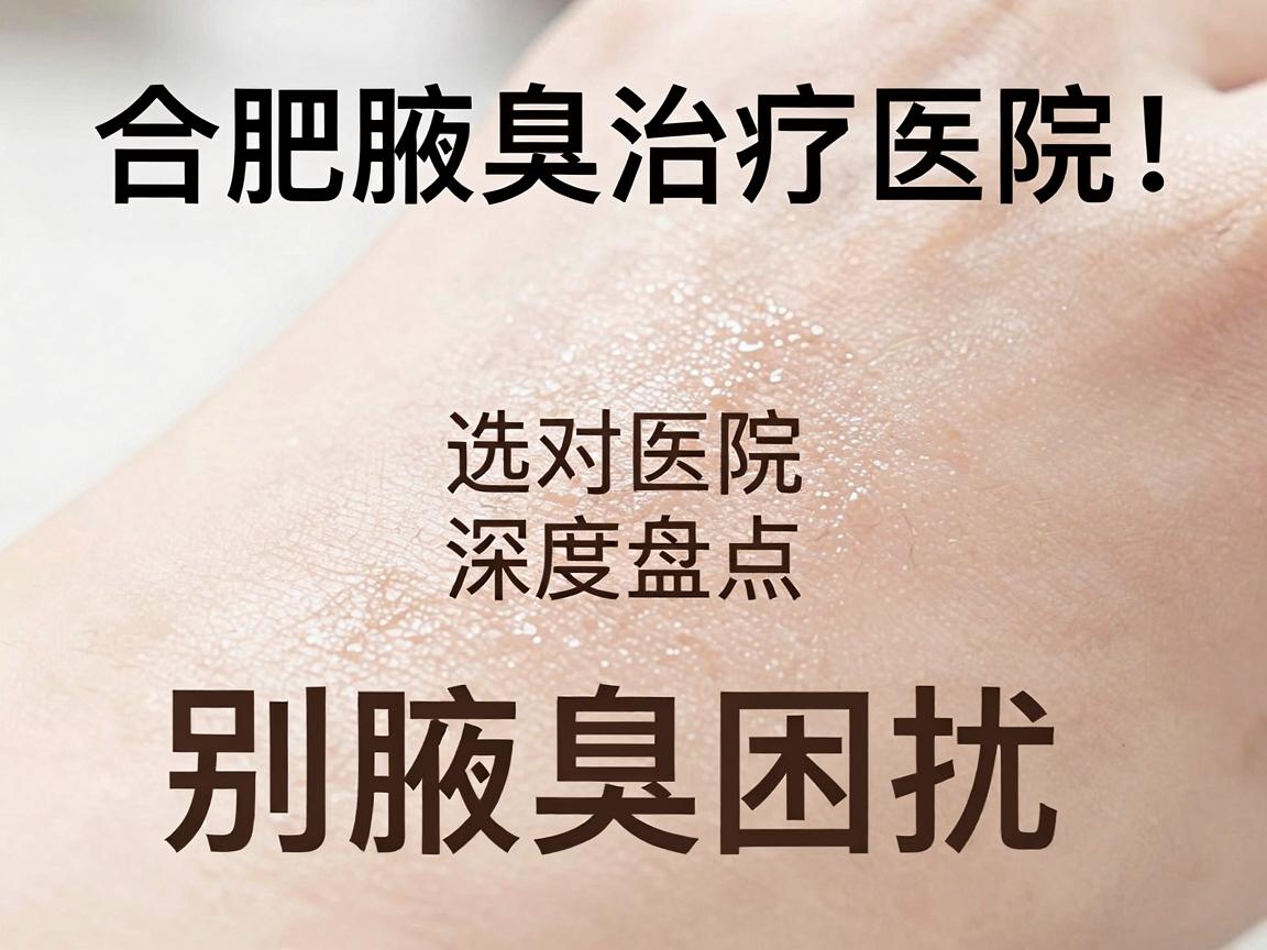合肥腋臭治疗医院深度盘点，选对医院，告别腋臭困扰（合肥腋臭治疗必读）