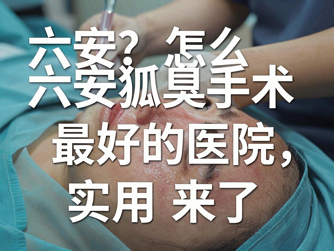 六安狐臭手术怎么选？六安狐臭手术最好的医院，实用指南来了