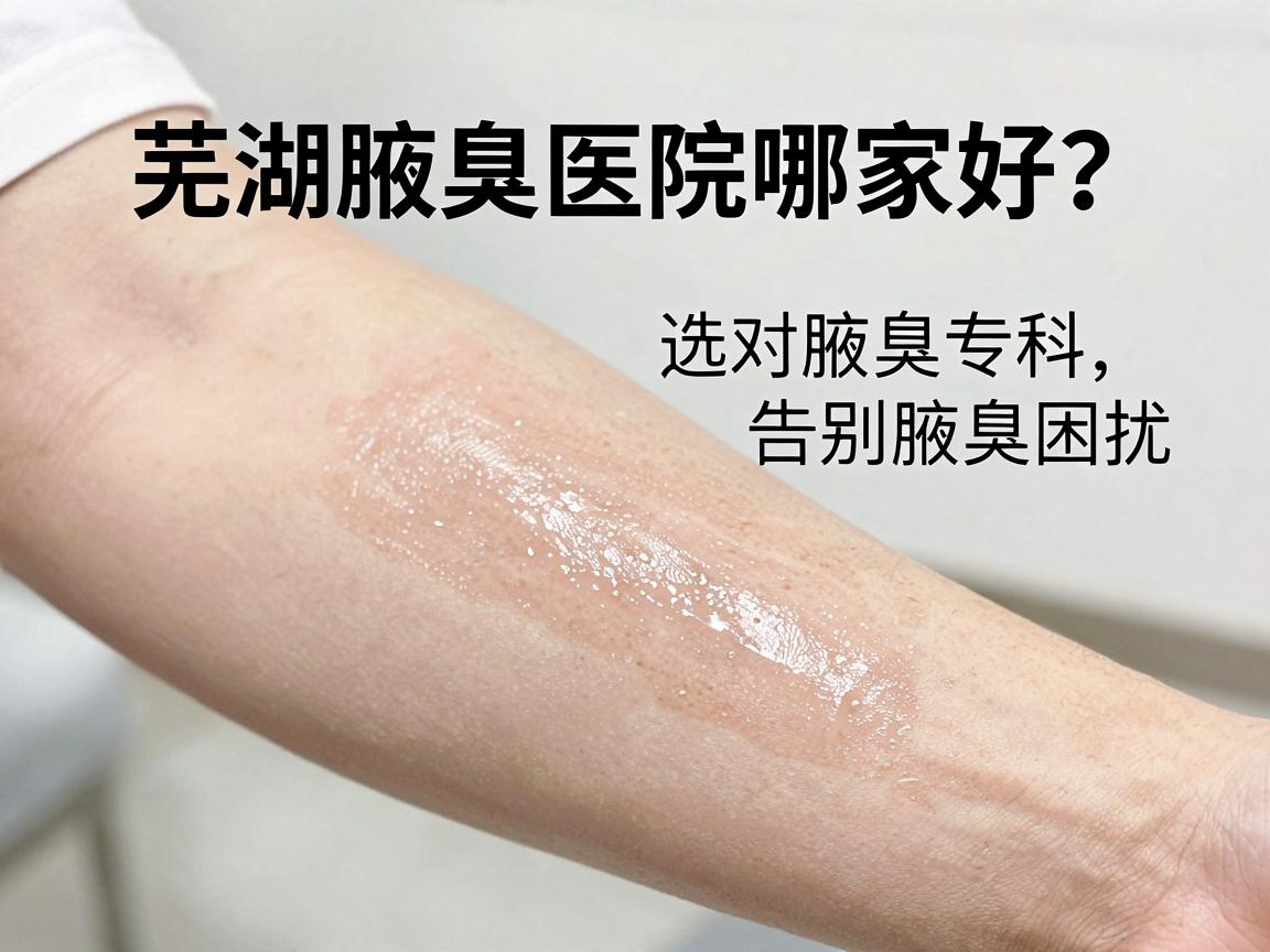 芜湖腋臭医院哪家好？选对腋臭专科，告别腋臭困扰