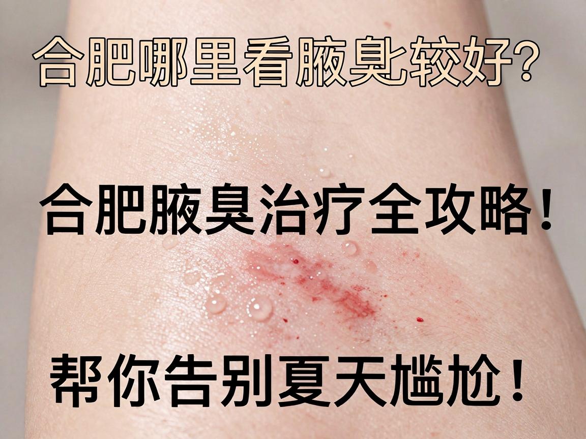合肥哪里看腋臭比较好？合肥腋臭治疗全攻略，帮你告别夏天尴尬！
