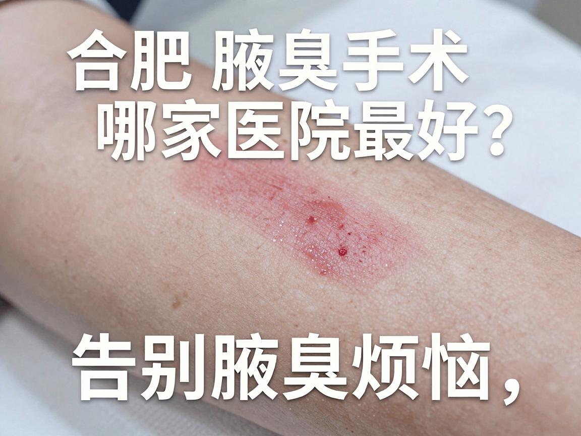 合肥腋臭手术哪家医院最好？选对医院，告别腋臭烦恼